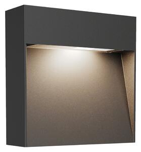Kültéri Lámpa Lucande, Noreia, dimmable, Fekete, Erkély, Alumínium, Modern