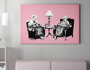 WY141 Banksy vászonkép, 50 x 70 cm