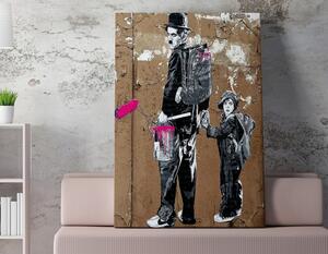 WY57 Banksy vászonkép, 50 x 70 cm