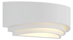 Fali Lámpa Lindby, Lucien, dimmable, Fehér, Hálószoba, Gipsz / Agyag, Modern