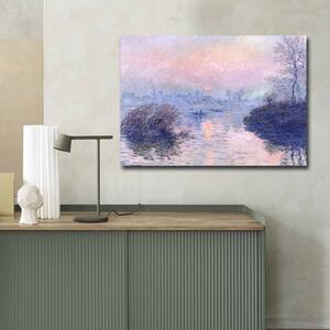 70100FAMOUSART-039 Monet velúr vászonkép, 70 x 100 cm