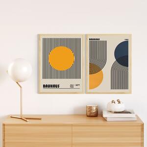 Huhu244 keretezett MDF falikép, 20 x 30 cm, 2 db-os szett