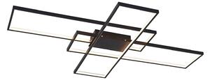 Mennyezeti Lámpa Lindby, Tetson, dimmable, Fekete, Nappali, Fém, Modern