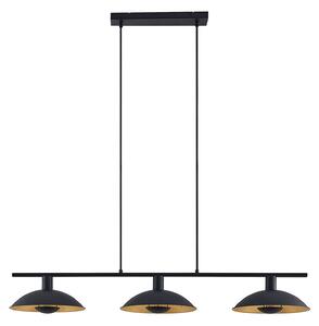 Függőlámpa Lindby, Narisara, dimmable, Fekete, Nappali, Fém, Modern