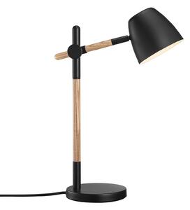 Asztali lámpa Nordlux, Theo, Fekete, Dolgozószoba / iroda, Fém, Modern