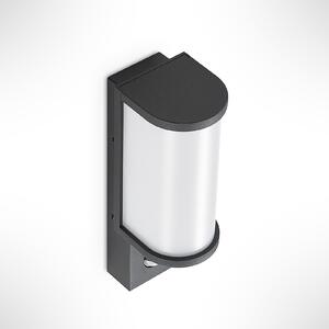 Jokum LED Kültéri Fali Lámpa Érzékelővel Graphite