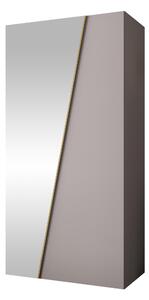 Gardróbszekrény Hartford 633, Laminált forgácslap, 202x100x50cm, Kasmír, Aranysárga
