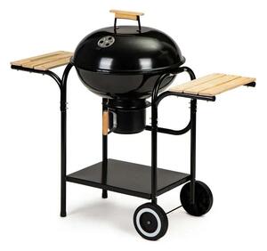 Kerti grill fedéllel és polcokkal