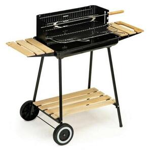 Kerti grill állítható polcokkal