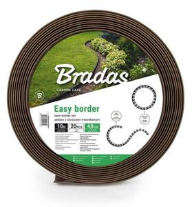 Easy Border BARNA gyepszegély szett (4,0cm*10m barna szegély + 20db leszúró tüske)