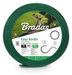Easy Border BARNA gyepszegély szett (4,0cm*10m barna szegély + 20db leszúró tüske)