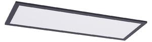 Mennyezeti Lámpa Lindby, Nelios, dimmable, Fekete, Konyha, Műanyag, Modern