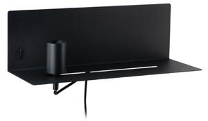 Fali Lámpa Paulmann, Devara, dimmable, Fekete, Hálószoba, Fém, Modern