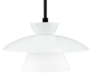 Függőlámpa Dyberg Larsen, Valby, dimmable, Fehér, Nappali, Üveg, Skandináv