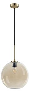 Függőlámpa Dyberg Larsen, Loop, dimmable, Arany / Sárgaréz, Nappali, Üveg