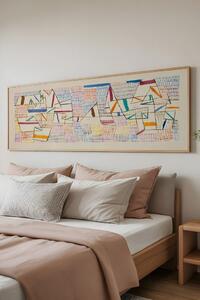 Artsmdfyty3-50120 keretezett MDF falikép, 50 x 120 cm
