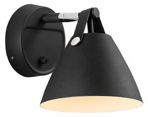 Fali Lámpa DFTP by Nordlux, Strap, Fekete, Nappali, Fém, Modern