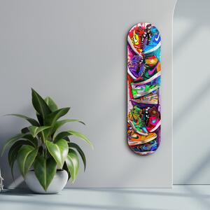 Colorful Sneakers edzett üvegkép, 20 x 80 cm
