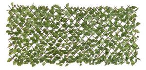 Kihúzható futtatórács műnövényekkel (babérpálma, zöld levél) 90x180 cm - 6db/karton