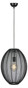 Függőlámpa Markslöjd, Florence, dimmable, Fekete, Nappali, Szövet / Textília, Skandináv