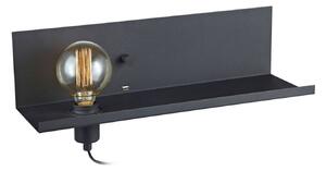 Fali Lámpa Markslöjd, Multi USB, dimmable, Fekete, Nappali, Fém, Modern