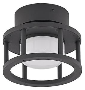 Kültéri Lámpa Lucande, Berenike, dimmable, Szürke, Erkély, Alumínium, Modern