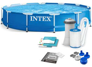 Intex Frame Pool fémvázas Medence vízszűrővel 366x76cm (28212GN)
