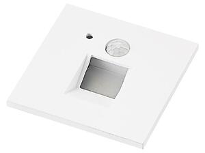 Neru Square LED Beépített Fali Lámpa Érzékelővel White