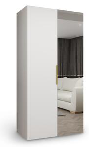 MARBELLA 2 ruhásszekrény 100x202x52 - fehér