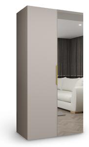 MARBELLA 2 ruhásszekrény 100x202x52 - kasmír