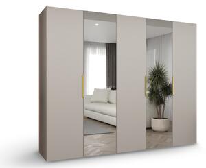 MARBELLA 2 ruhásszekrény 250x202x52 - kasmír