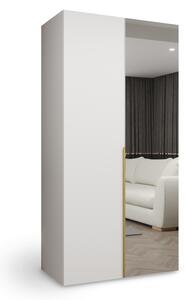 ALICANTE 2 ruhásszekrény 100x202x52 - fehér