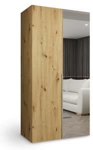 ALICANTE 2 ruhásszekrény 100x202x52 - artisan tölgy