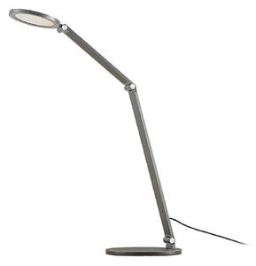 Asztali lámpa Lucande, Mion, dimmable, Szürke, Dolgozószoba / iroda, Fém, Modern