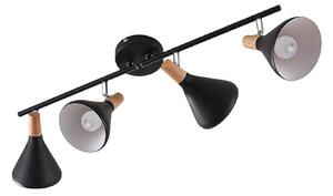 Mennyezeti Lámpa Lindby, Arina, dimmable, Fekete, Hálószoba, Fém, Modern