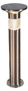 Jalisa LED Napelem Kerti Lámpa w/Sensor Stainless Steel