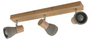 Mennyezeti Lámpa Lindby, Filiz, dimmable, Szürke, Hálószoba, Beton, Skandináv