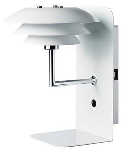 Fali Lámpa Dyberg Larsen, DL20 USB Shelf, dimmable, Fehér, Hálószoba, Fém, Skandináv