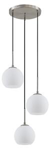 Függőlámpa Lindby, Jurian, dimmable, Fehér, Nappali, Üveg, Modern