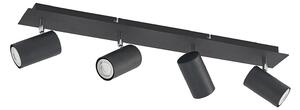 Mennyezeti Lámpa Lindby, Joffrey, dimmable, Fekete, Nappali, Fém, Modern