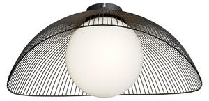 Mennyezeti Lámpa Lindby, Fabronia, dimmable, Fekete, Nappali, Fém, Modern