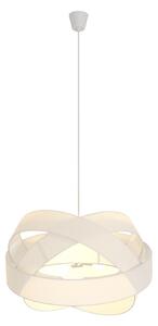 Függőlámpa Lindby, Simaria, dimmable, Fehér, Nappali, Szövet / Textília, Modern