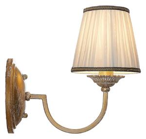 Fali Lámpa Lindby, Lumiel, dimmable, Bronz / Öreg Sárgaréz, Nappali, Szövet / Textília, Vidéki otthon / Rusztikus