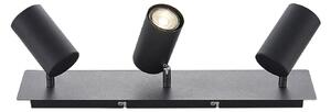Mennyezeti Lámpa Lindby, Joffrey, dimmable, Fekete, Nappali, Fém, Modern