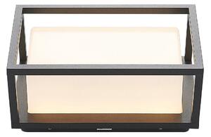 Kültéri Lámpa Lucande, Ilirian, Fekete, Erkély, Alumínium, Modern
