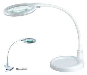 Asztali lámpa Halo Design, Fehér, Dolgozószoba / iroda, Alumínium