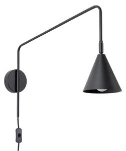 Fali Lámpa SOLLUX LIGHTING, LYS, Fekete, Nappali, Fém, Skandináv