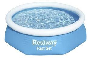 BESTWAY 57448 Kerti medence 244x61cm - bővített verzió, családi medence, nyári szórakozás, medence kiegészítők