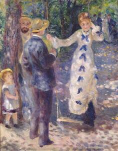 Pierre Auguste Renoir - Festmény reprodukció The Swing, 1876, (30 x 40 cm)