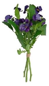 Árvácska műcsokor sötét lila, 37 cm
